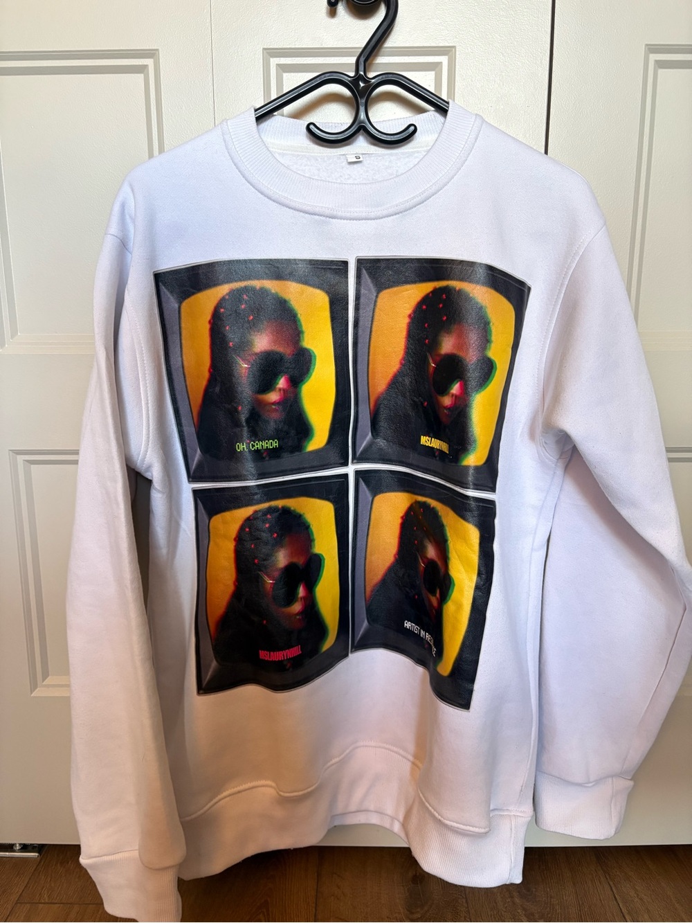 Lauryn Hill White Crewneck Sweater - Tour Merch
